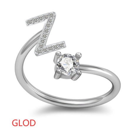 Alphabet Ring - Stylish 26 Letter English Jewellery