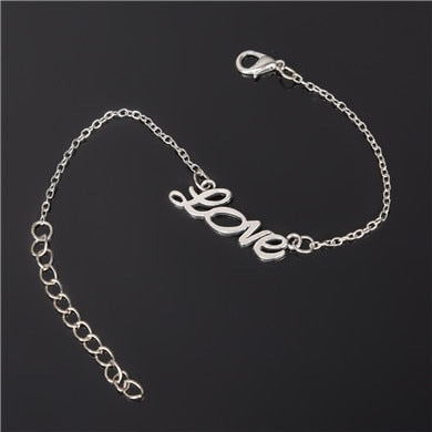 Simple Style Silver Plated Charm Bracelet Jewelry Gift Wedding Banquet