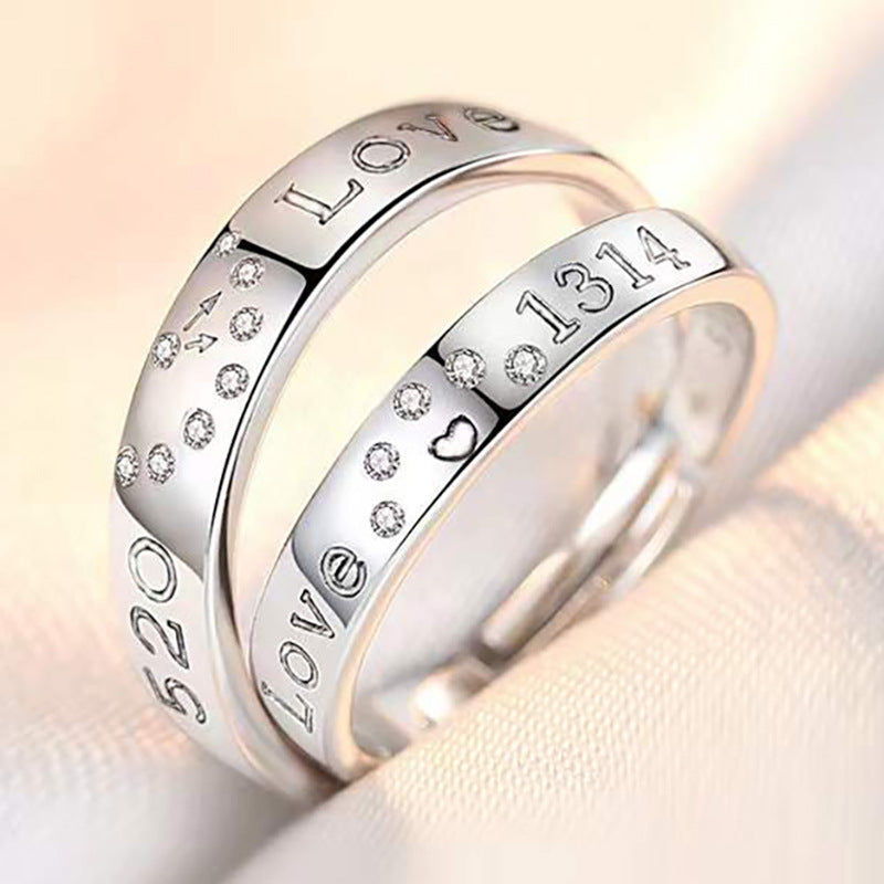 Rings Opening Wedding Simulation Diamond Ring