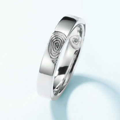 Fashion Personality Fingerprint Couple Couple Rings