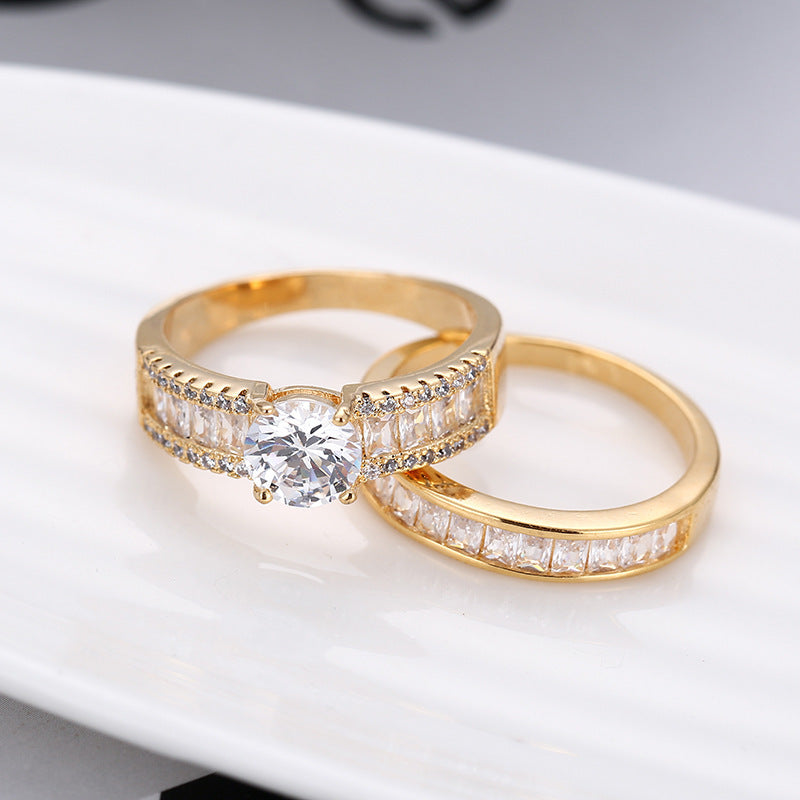 Hot Selling Simulated Diamond Engagement Rings Fashion