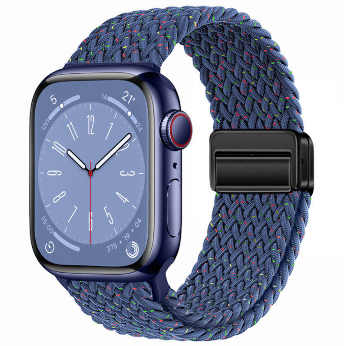 Magnetic Buckle Woven Loop Integrated Strap