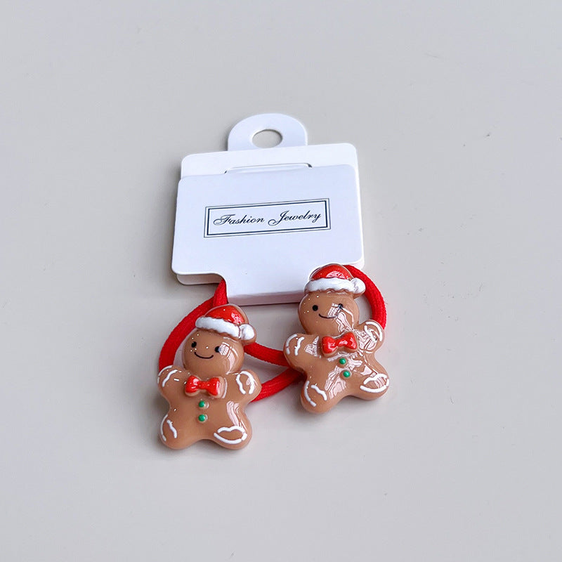 Christmas Hair Accessories Little Girl Christmas Tree Elk Barrettes