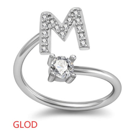 Alphabet Ring - Stylish 26 Letter English Jewellery