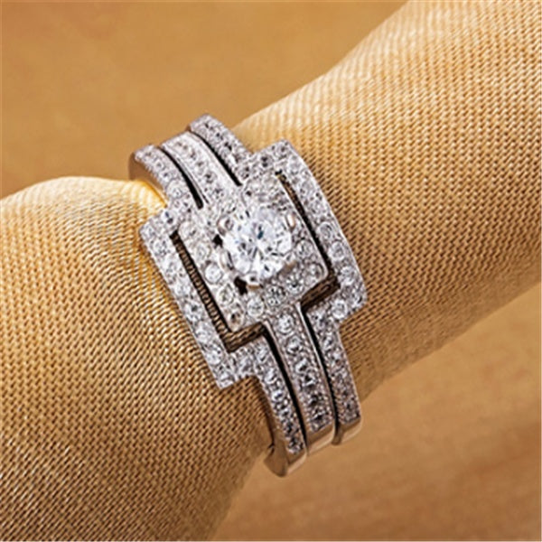 Variety of wearing rings with intricate design and dazzling stones.