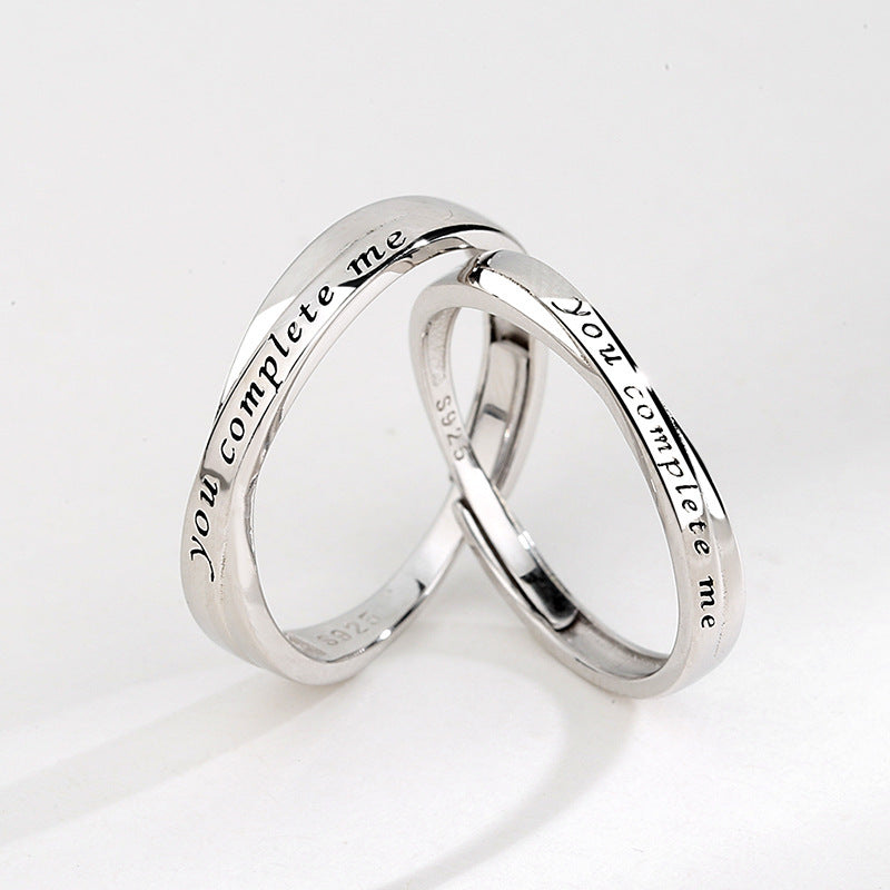 S925 Sterling Silver Couple Rings