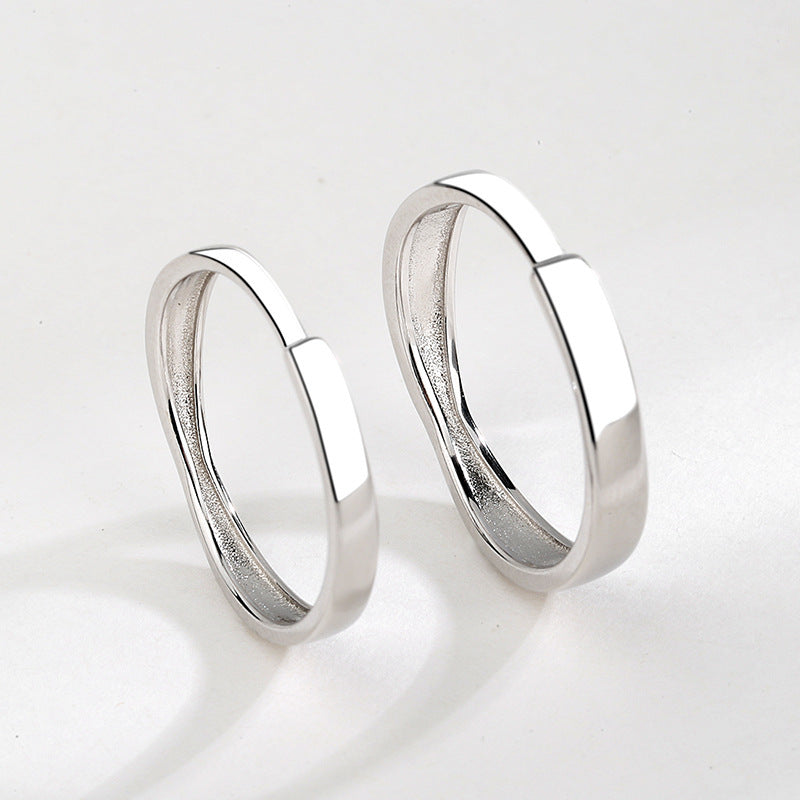 S925 Sterling Silver Couple Rings