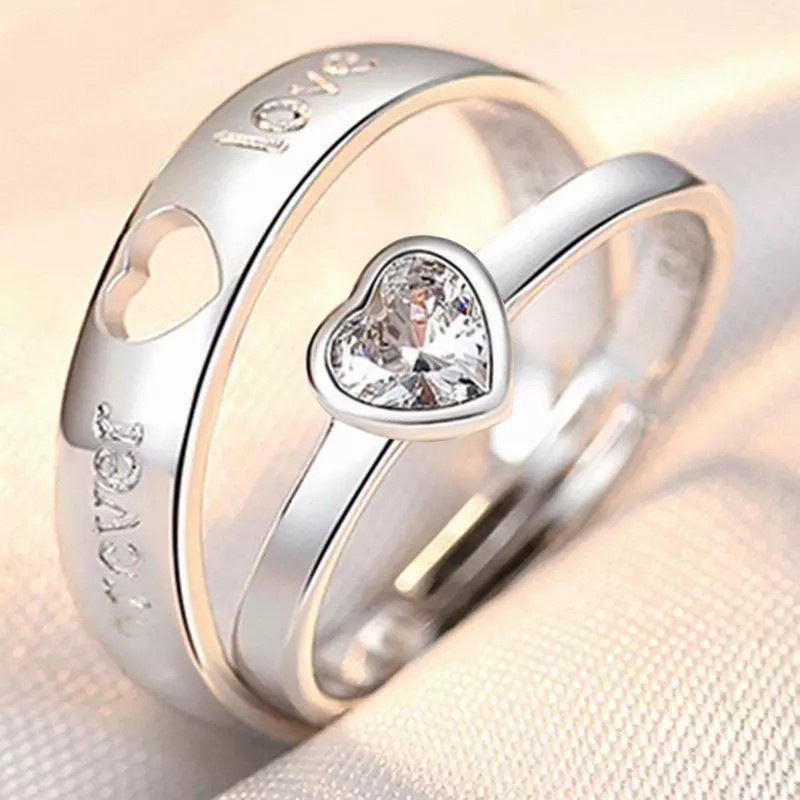 Rings Opening Wedding Simulation Diamond Ring