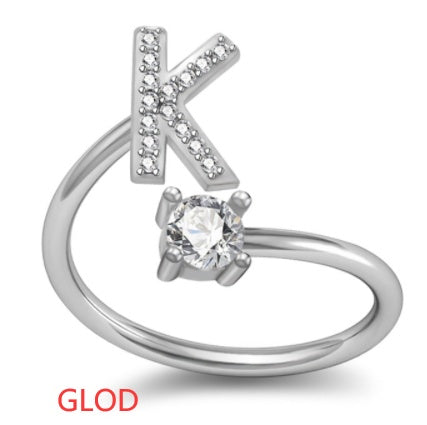 Alphabet Ring - Stylish 26 Letter English Jewellery