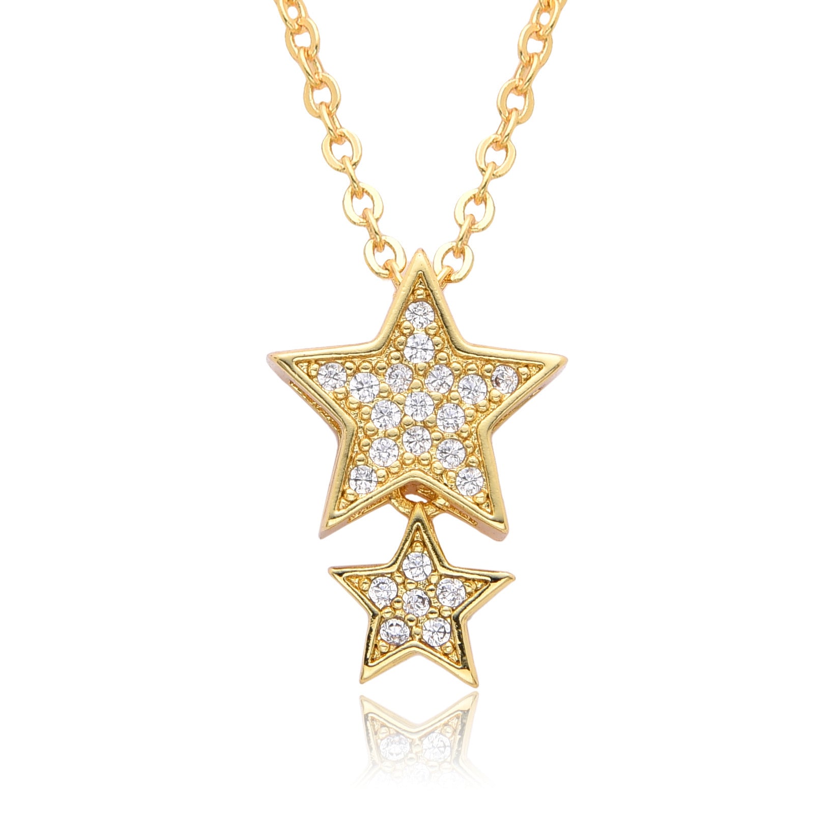 Special-interest Design Smart Shining Five-pointed Star Necklace For Women