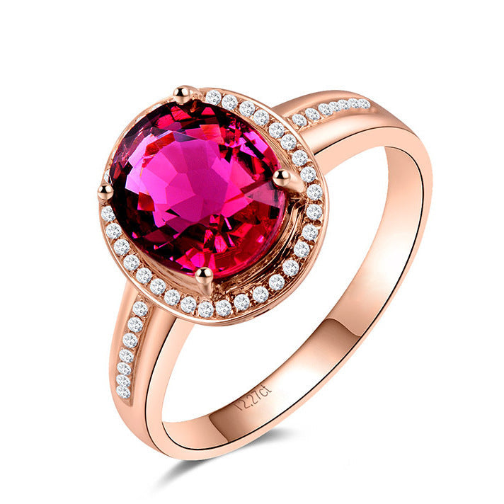 Red Crystal Ruby Gemstones Diamonds Rings