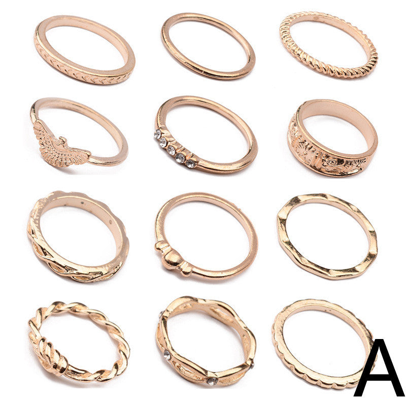 Geometric Circle Round Set Of Rings