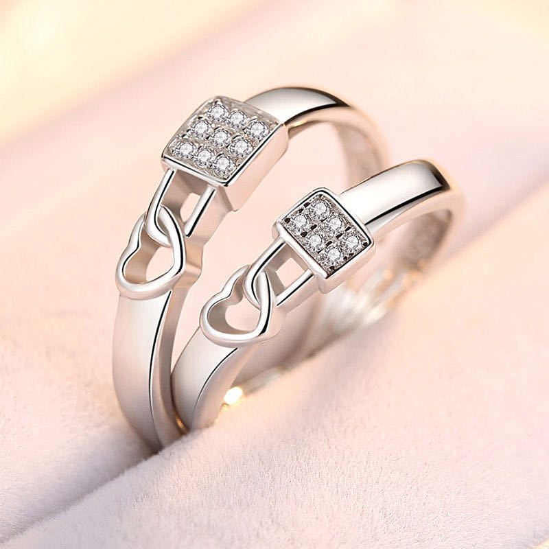 Rings Opening Wedding Simulation Diamond Ring