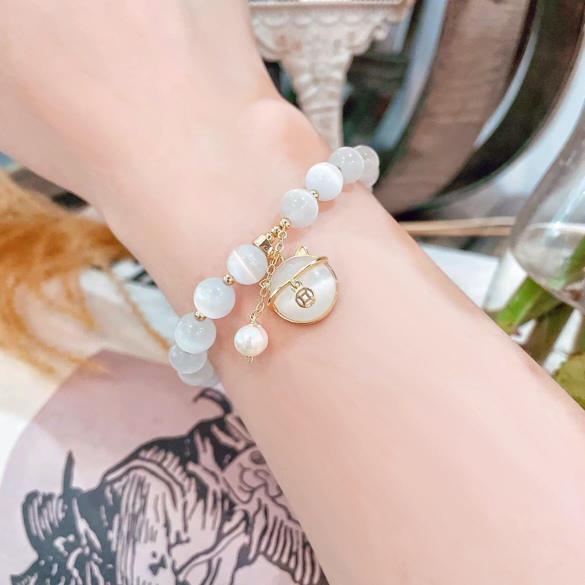 Coin Opal Bracelet Ins Niche Design Bracelet Bracelet For Girlfriend Birthday Gift