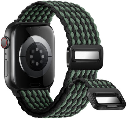 Magnetic Buckle Woven Loop Integrated Strap