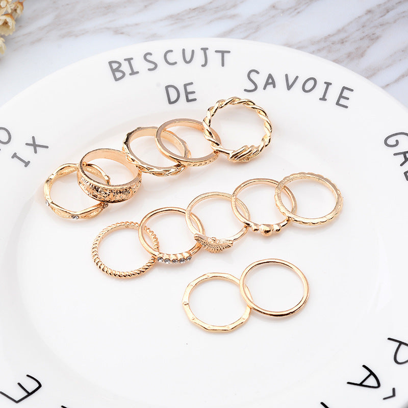 Geometric Circle Round Set Of Rings