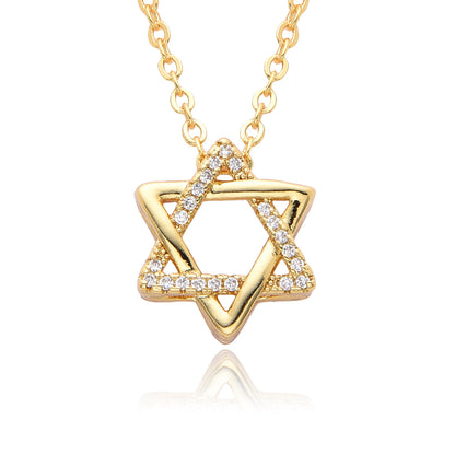 Special-interest Design Smart Shining Five-pointed Star Necklace For Women