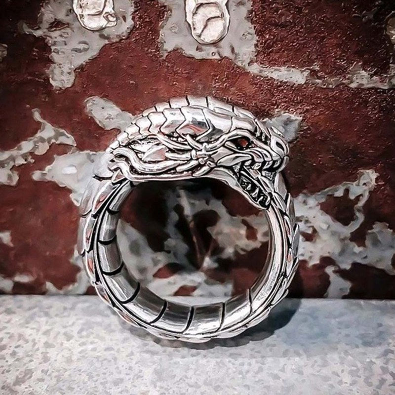 Dragon Ring - Vintage Ethnic Male Rings Jewelry Metal Style