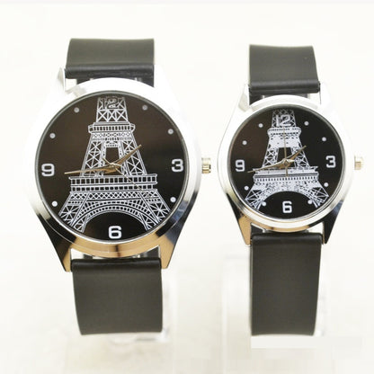 Paris Tower Fashion Couple Pair Watch