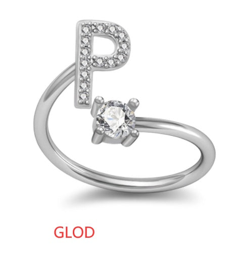 Alphabet Ring - Stylish 26 Letter English Jewellery