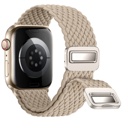 Magnetic Buckle Woven Loop Integrated Strap