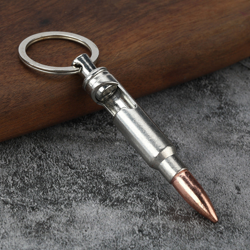 Metal Keychains Bullet Bottle Opener Creative Pendant