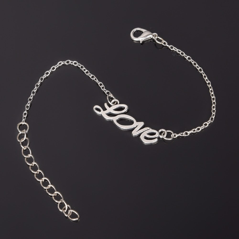 Simple Style Silver Plated Charm Bracelet Jewelry Gift Wedding Banquet