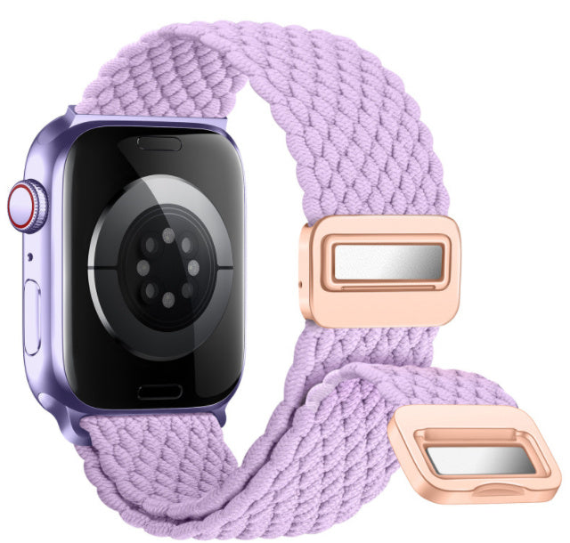 Magnetic Buckle Woven Loop Integrated Strap