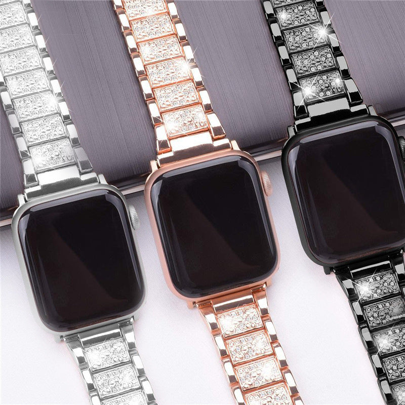 Jewelry Chain Strap For Apple Watch Ultra 49mm 44mm Diamond Band