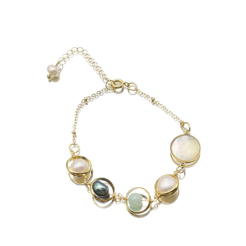 Natural Pearl Bracelet for Women Light Luxury Non Fading High End