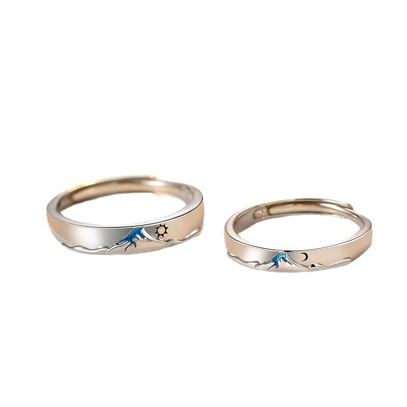 A Pair Of Fashionable Couple Rings