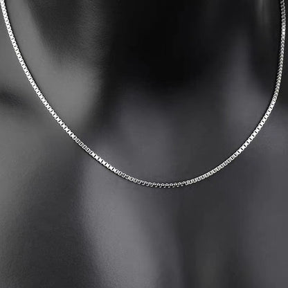 18-inch Short Square Necklace