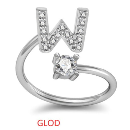 Alphabet Ring - Stylish 26 Letter English Jewellery