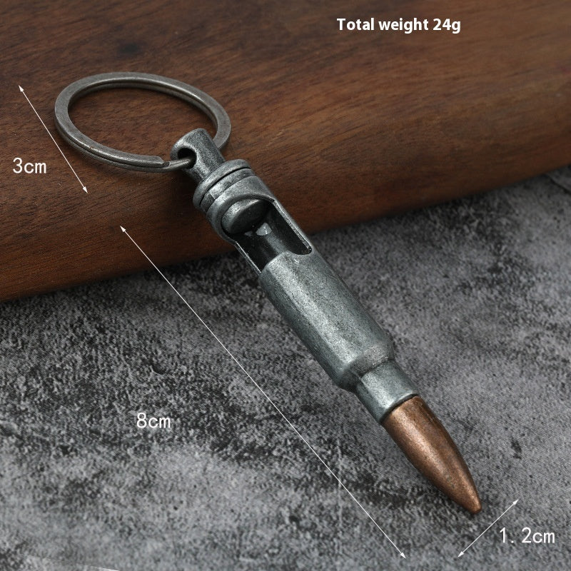 Metal Keychains Bullet Bottle Opener Creative Pendant