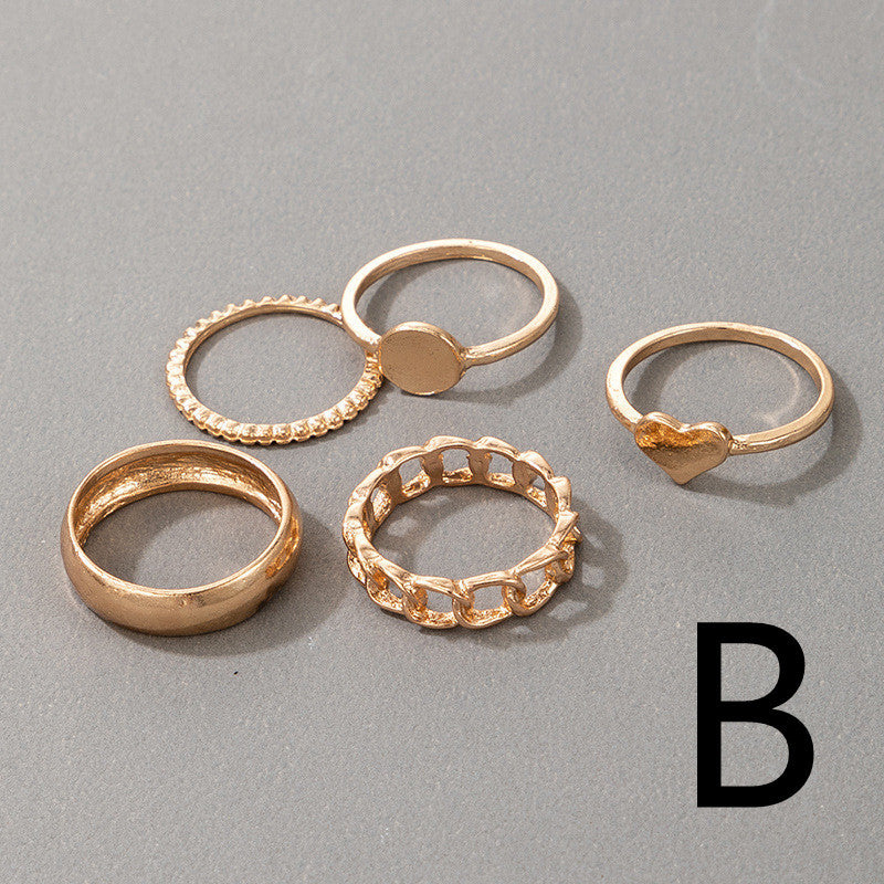 Geometric Circle Round Set Of Rings