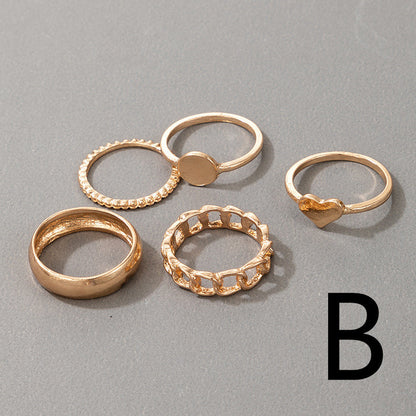 Geometric Circle Round Set Of Rings