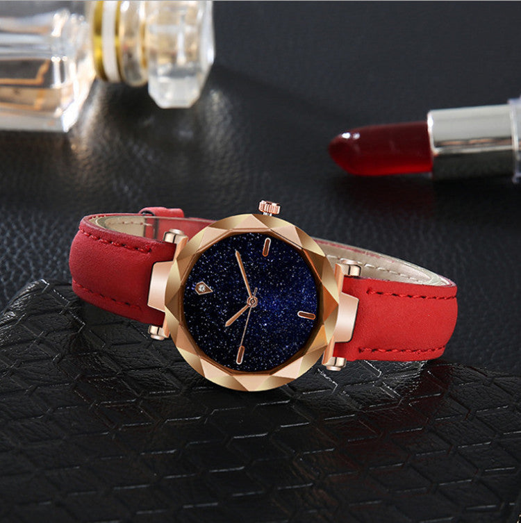 Starry Sky Dial Simple Women&