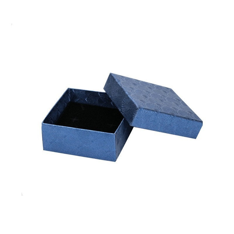 Blue gift box for Rainbow Bead Fidget Ring display.