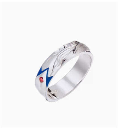 925 Silver Unisex Spring Song Rings