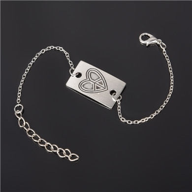 Simple Style Silver Plated Charm Bracelet Jewelry Gift Wedding Banquet