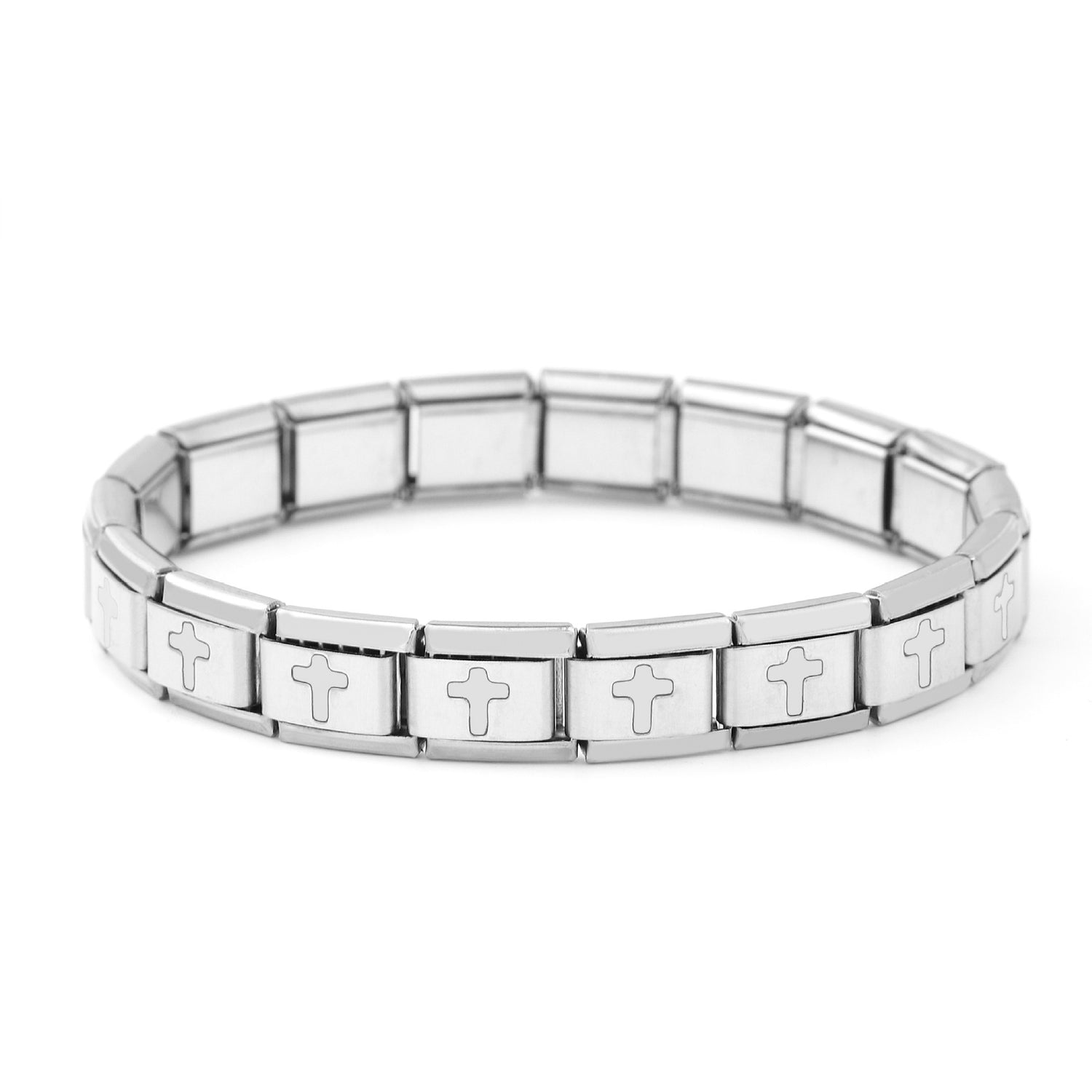 DIY Stainless Steel Module Bracelet Classic Creativity