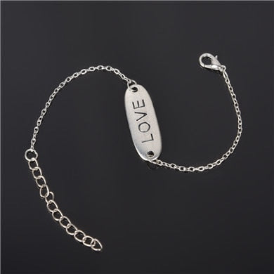 Simple Style Silver Plated Charm Bracelet Jewelry Gift Wedding Banquet