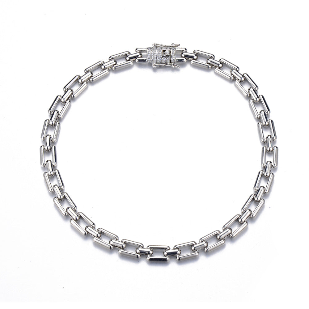 Cuban Chain Rhinestone Hip Hop Bracelet Fashion Trend