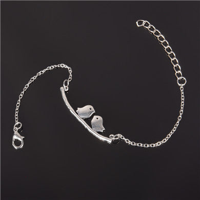 Simple Style Silver Plated Charm Bracelet Jewelry Gift Wedding Banquet