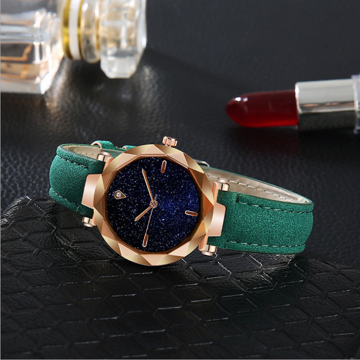 Starry Sky Dial Simple Women&