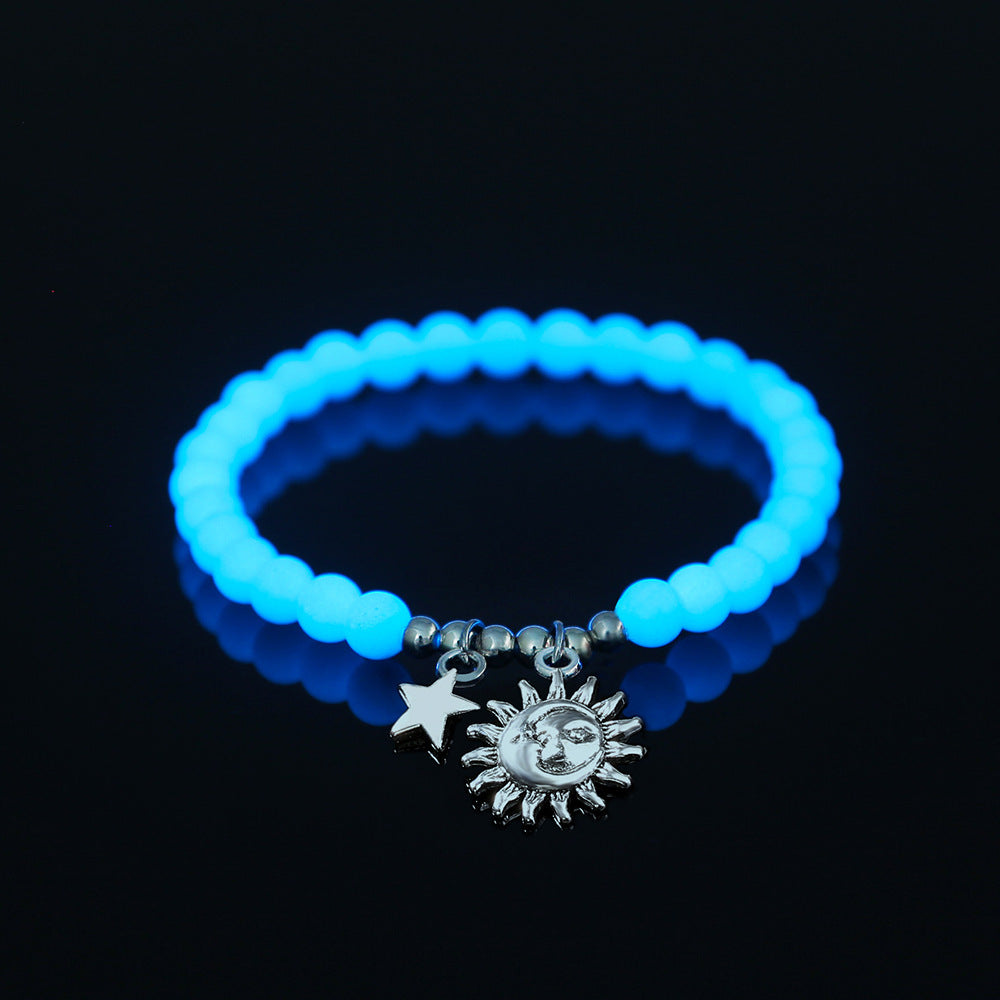 Creative Heart Moon Luminous Bracelet Accessories