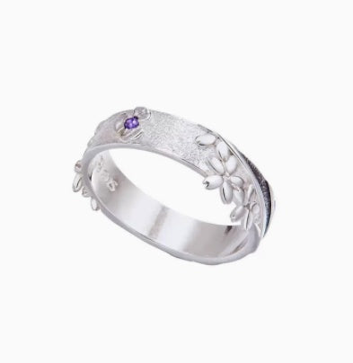 925 Silver Unisex Spring Song Rings