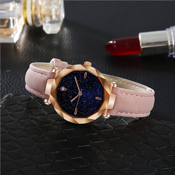 Starry Sky Dial Simple Women&