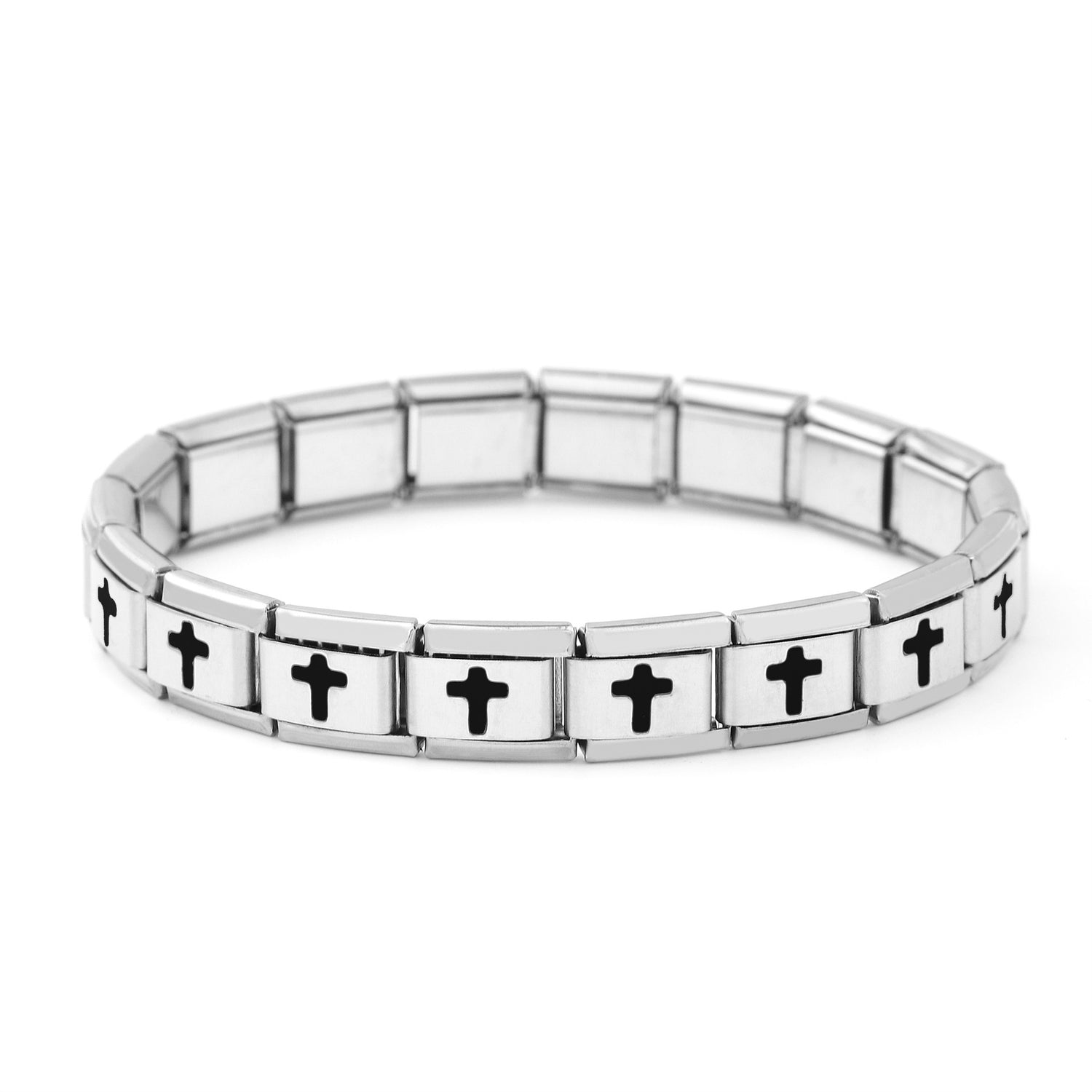 DIY Stainless Steel Module Bracelet Classic Creativity