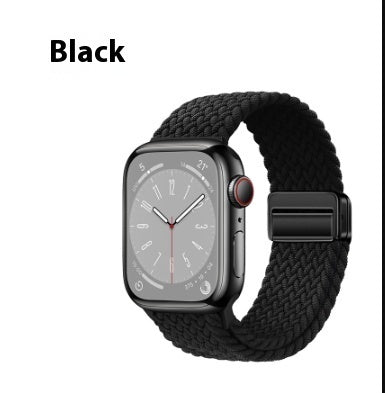 Magnetic Buckle Woven Loop Integrated Strap